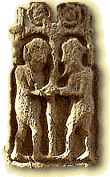 Durrow panel of Adam and Eve